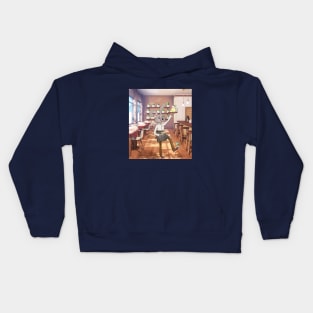 Bunny the waiter Kids Hoodie